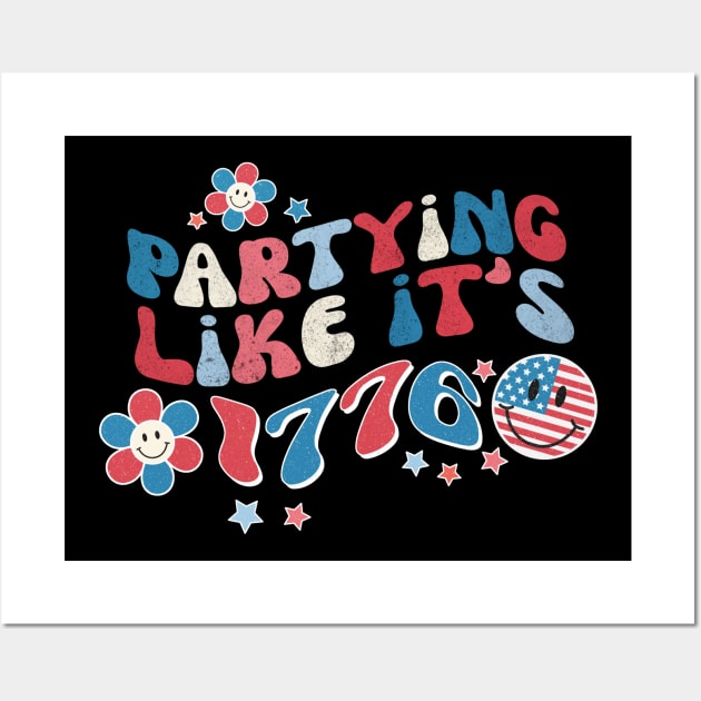 Partying like its 1776 Wall Art by Teewyld